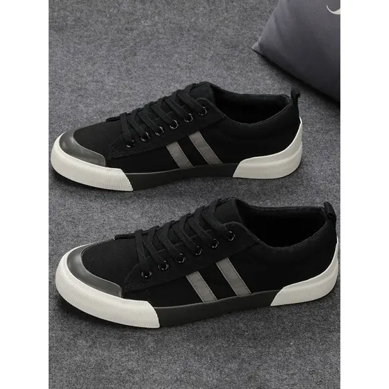 Sapatos masculinos na moda sapatos masculinos de cano baixo respirável versão coreana All-Match tênis casuais masculinos