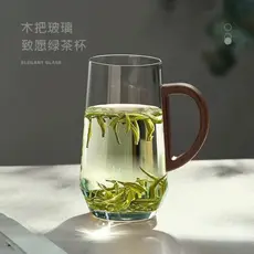 Estilo japonês xícara de chá copo de vidro chá verde especial masculino High-End copo de água com alça escritório domést