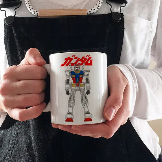 Terno móvel Gundam Yuanzu caneca copo de água copo de leite presente de aniversário Anime jogo mercadoria