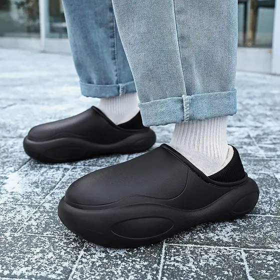 Saco de salto chinelos de algodão das mulheres dos homens na moda casa com tudo incluído exterior Wear inverno escritóri