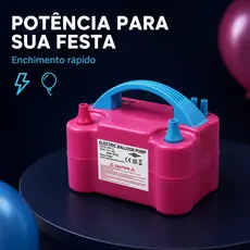 Balões Elétrico bomba de encher balão Bomba De Compressor Festa 110V ou 220V Inflador 2 Bicos Festa