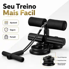 Auxiliar de Exercício Abdominal com Ventosa Treinador Abdominal Antiderrapante Unissex Para Treino em Casa