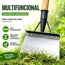 Pá de Limpeza Resistente Uso Geral para Pastagens, Jardins e Propriedades Rurais