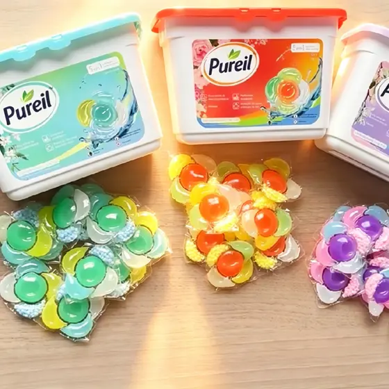 Cápsulas para Lavar Roupas Concentrado com Perfume Duradouro para Lavanderia