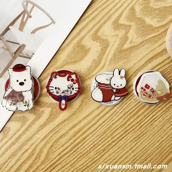 magsafe popsocket griptok magsafe Japão Japão Coreia Shaking Happy Cartoon West Highland Dog Miffy Rabbit Bowknot Cat Ho