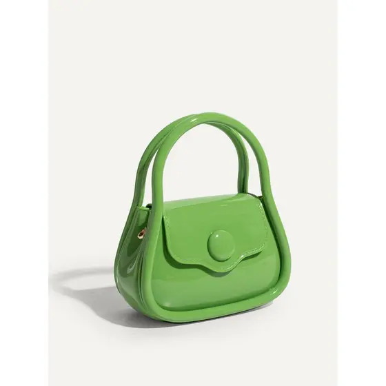 Bolsa bolsa feminina ITSOUMEI bolsa de estudante fofa feminina bolsa de sela doce pequena corrente fresca macia bolsa eu