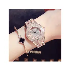 relogio feminino pequeno delicado relogio feminino luxo Novo luxo Gypsophila relógio feminino temperamento rosa ouro che