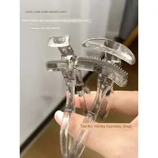 Sensação de ondulação selvagem de pelúcia com clipe!Um clipe curling pentear modelador de cílios grande angular curling