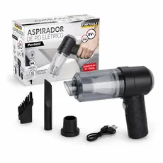Aspirador De Pó Portátil 3 Em 1 Recarregável Usb Filtro Lave