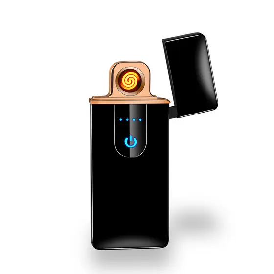 Isqueiro Acendedor Recarregável USB Eletrônico Premium Luxo Touch Presente Para Homens