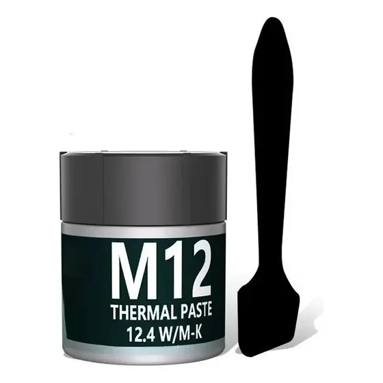 Teucer  Pasta térmica ep desempenho pasta de graxa condutora térmica12.4 w/mk  para jogo pc  cpu gpu