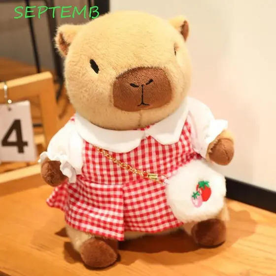 Boneca De Pelúcia De Capivara SEPTEMB , Brinquedo Fofo , Fofa De Desenho Animado De Simulação Capibara