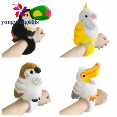Pingente De Pelúcia De Papagaio YONGWANG , Bolsa De Animal , Pulseira De Pressão De Pássaros , Simulação