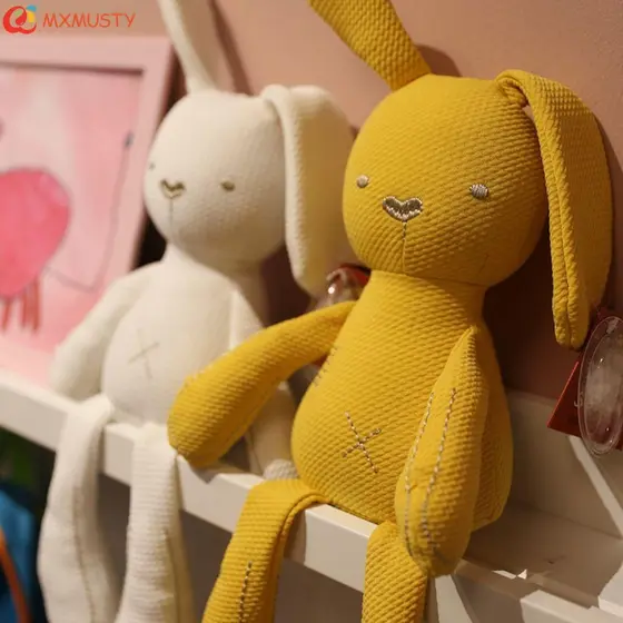 MXMUSTYZA Brinquedo De Pelúcia Para Bebê , Macia Estilo Kawaii , Bonecos De Coelho , Macio Recém-Nascidos