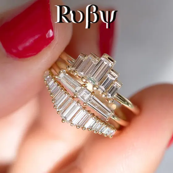 Rubi * High-End sentimento ins anel simples Super piscando zircão índice dedo anel luz luxo nicho empilhado estilo anel