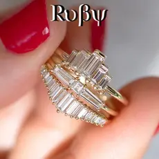 Rubi * High-End sentimento ins anel simples Super piscando zircão índice dedo anel luz luxo nicho empilhado estilo anel