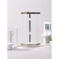 Mesa de areia materiais de construção DIY cena modelo cena chuveiro mesa areia banheiro modelo emenda chuveiro