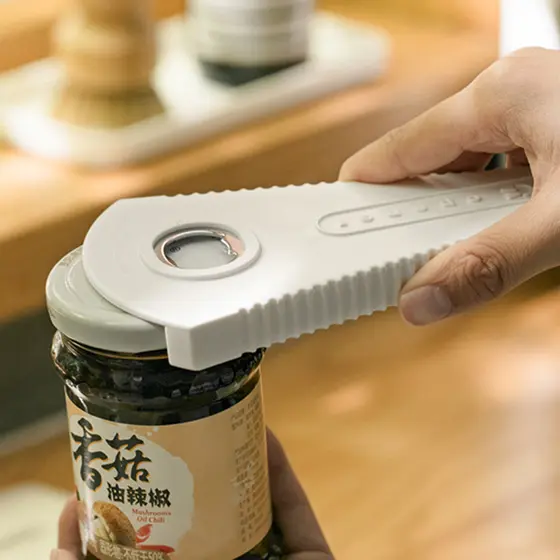 Abridor de latas multifuncional estilo japonês, abridor de garrafas de cerveja, ferramenta útil, abridor de tampa, econo