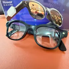 2026 TOP 1 800W Microwear Ai 3 pro Smart Al Câmera Óculos HD Chamada Lanterna Forte Música Assistente De Voz De Sol VS G