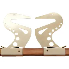Suporte de Mão Ajustável para Cavaleto, Barra de Apoio para Mão de Artista, Suporte de Pulso de Metal com Design de Grav