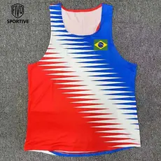 Atletismo Regata Masculina Correndo Singlet Secagem Rápida Elástico Esporte Fitness Colete De Corrida Masculino