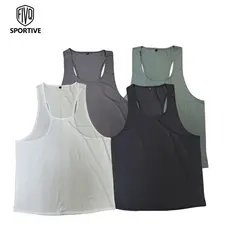 Marathon Running Tank TopMen Colete Esportivo Respirável De Secagem Rápida