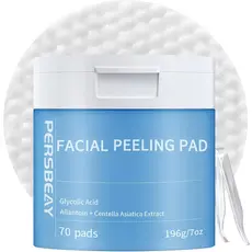 Discos de ácido glicólico, discos esfoliantes e tonificantes para rejuvenescimento facial, discos faciais suaves de dupl