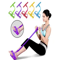 Extensão De Estiramento Tira Elástica Forte 2 Elásticos Exercícios Treinamento De Ginástica