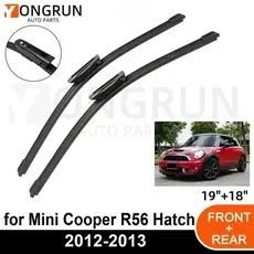 Limpadores Dianteiros Para Mini Cooper R56 Hatch 2012-2013 Lâmina De Limpador De Borracha 19 " + 18 " Acessórios Do Pára