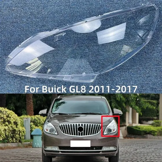 Para Buick GL8 2011 2012 2013 2014 2015 2016 2017 Acessórios Do Carro Farol De Vidro Substituir O Abajur Original Peças 