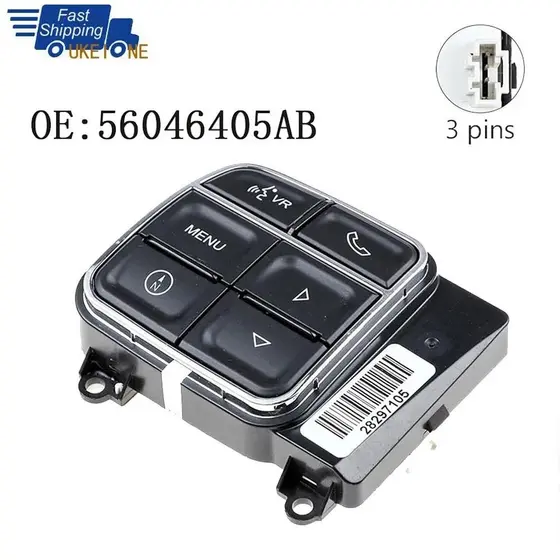 Peças Do Botão Interruptor Volante Para Chrysler 200 Dodge Avenger Jeep Compass Liberty Patriot Wrangler JK 2011-2018 56