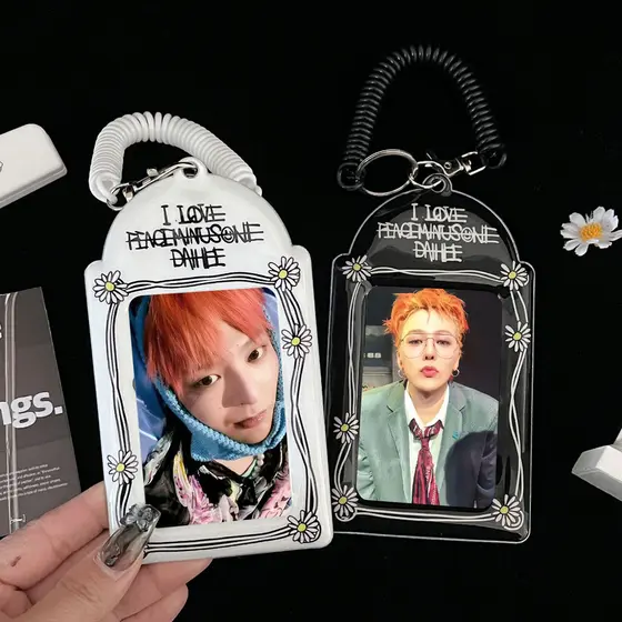 Porta-Cartões Fotográficos Kpop G-DRAGON De PVC Daisy Idol Colecionáveis