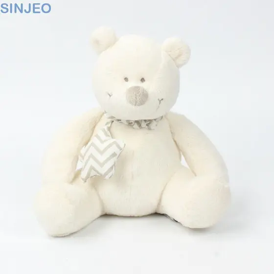 Desce Ursos De Creme Macio , Brinquedos De Pelúcia De Urso De Alta Qualidade Para Crianças , Boneca Branca Macia
