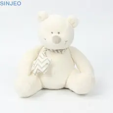 Desce Ursos De Creme Macio , Brinquedos De Pelúcia De Urso De Alta Qualidade Para Crianças , Boneca Branca Macia