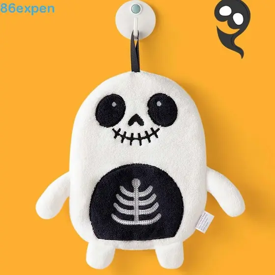 EXPEN1 Toalhas De Mão Suspensas De Halloween , Pequenas Macias E Espessadas Limpeza Absorventes De Veludo Coral