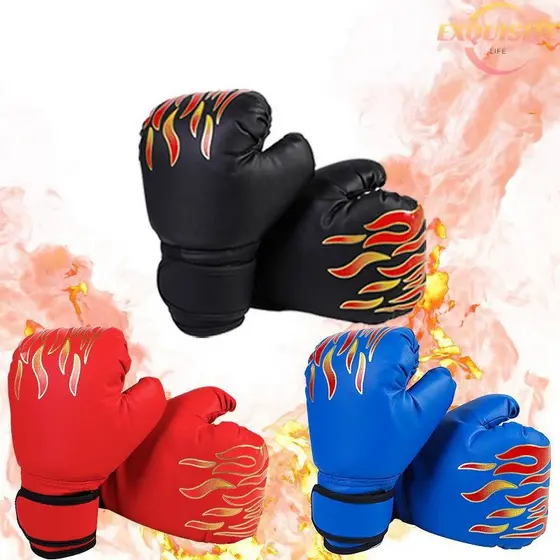 [EL] Luvas De Boxe Infantis Para Treinamento Infantil , Acessório De Kickboxing De Perfuração , Sparring Confortável , N