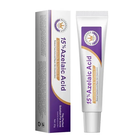 Gel Facial Hidratante com 15% de Niacinamida e Vitamina C para com Tendência à Acne, Alívio da Vermelhidão e Suave