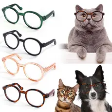 Animal De Estimação Bonito Óculos De Plástico Transparente Gato Cão Teddy Personalidade Engraçado Pet Vestir-Se Produtos