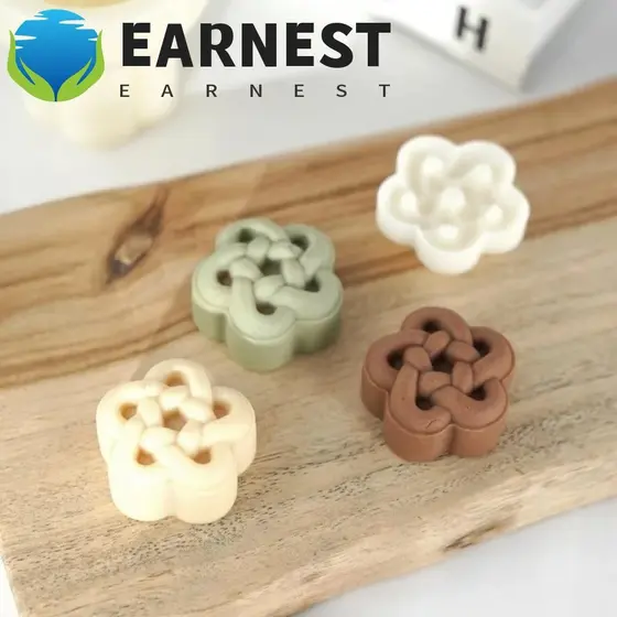 EARNEST Sorte Bênção Nó Mooncake Molde , Imprensa Mão Selos De Biscoito De Plástico , Estilo Chinês
