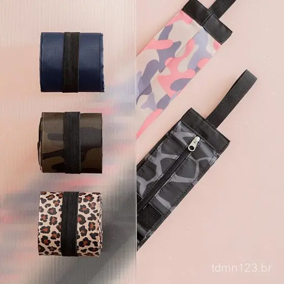 Bolsa de Compras Grande Portátil Multifuncional Dobrável para Viagem e Armazenamento (1 peça)