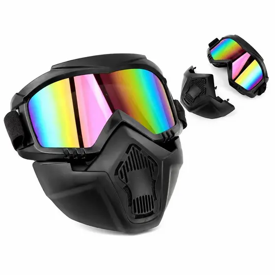 Máscara Motocross com Óculos de Proteção para Moto e Ciclismo