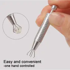 T titânio zircão orelha studs nariz anel Grabber parafuso interno aço orelha studs ferramenta auxiliar contas
