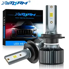 XSTORM 2pçs 22000LM Farol LED H1 H4 H7 H11 9005 9006 super Brilhante 12v
