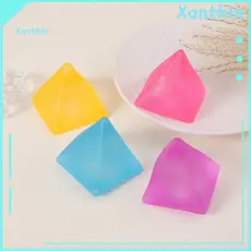 Decompression Toy Stress Relief Gadget Anxiety Cube Squeeze – Soft Stretchy Frosted Cone Pinch for Home Office Relaxat