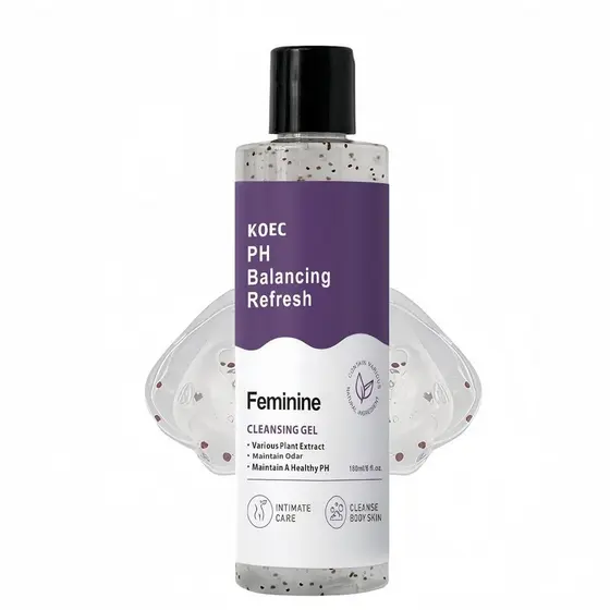 Gel de Banho Equilibrador de pH para Mulheres - Sabonete Líquido Diário para Cuidados Íntimos Femininos com Controle Sua