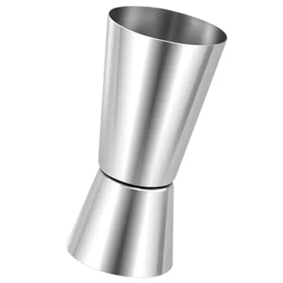 Dosador Duplo Profissional Aço Inox Ideal para Drinks Coquetéis e Bebidas em Casa ou Bar