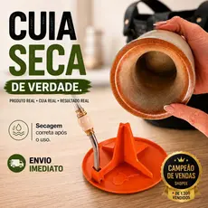 SECADOR CUIA CHIMARRÃO e Descanso Bomba  - Organizador de Mate Premium Anti Mofo e Higiênico Cozinha - Envio Imediato