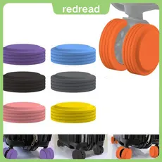Capa Protetora Para Rodas De Bagagem REDREAD , Anéis De Proteção Malas De Silicone Antiderrapantes