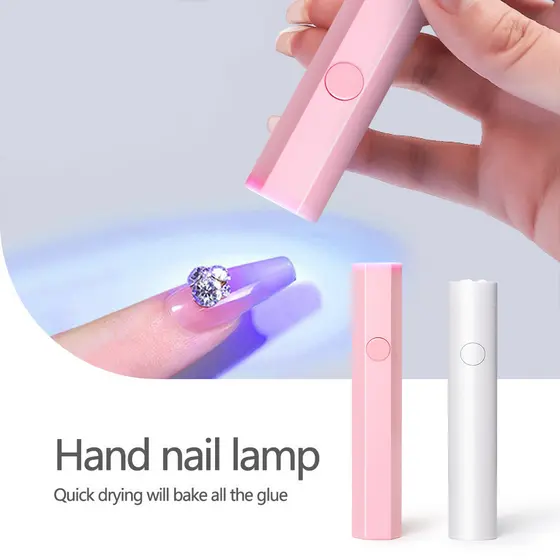 Secador de Unhas USB Secagem Rápida Adequado para Salão Ferramenta de Fototerapia Portátil Lâmpada UV LED Profissional