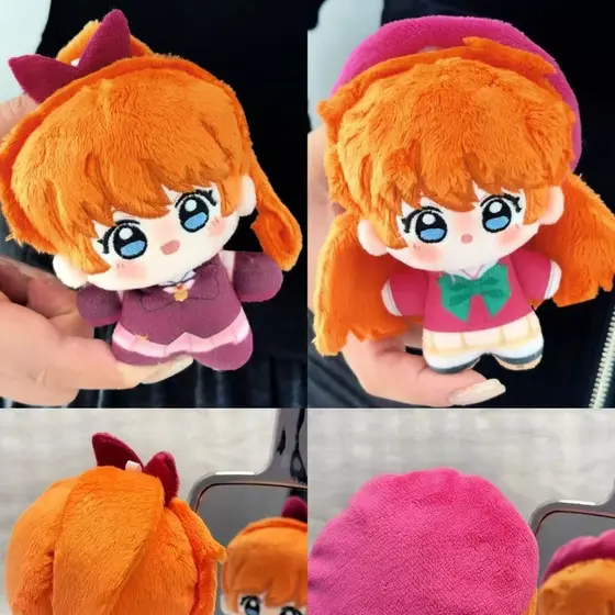 Saint Tail Meimi Haneoka E Asuka Jr . Conjunto De Boneca De Pelúcia De 10 Cm Feito À Mão Impresso Nu Corpo Brinquedo Bon
